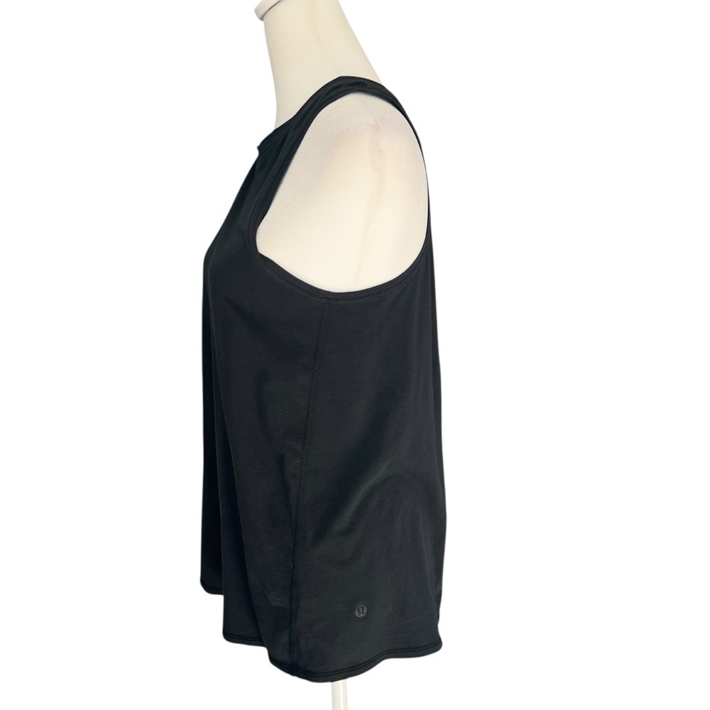 LULULEMON All Tied Up Open Back Tank Top Black Size Small - Picture 3 of 6